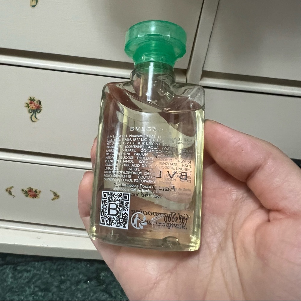 BVLGARI Au The Vert green tea Shampoo & Shower Gel 1.3oz Set Of 4 - Picture 3 of 5